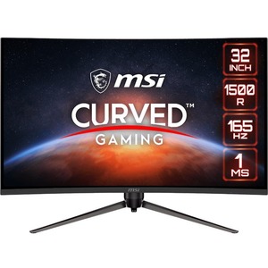 MSI Optix AG321CQR 31.5" WQHD Curved Screen Gaming LCD Monitor - 16:9 - Black