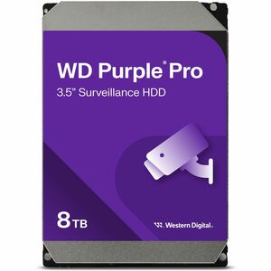 WD Purple Pro WD8001PURP 8 TB Hard Drive - 3.5" Internal - SATA (SATA/600) - Conventional Magnetic Recording (CMR) Method