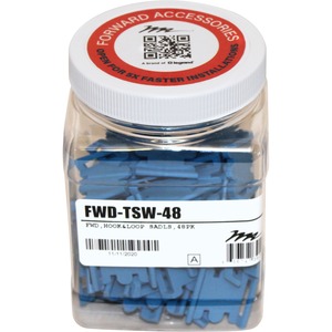 Middle Atlantic Forward Hook & Loop Tie Saddles - 48 Pieces