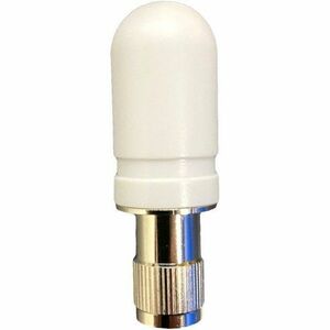 AccelTex Solutions 2.4/5 GHZ 2/3.5 DBI White Omni Long Neck Stubby Antenna with RPSMA Plug