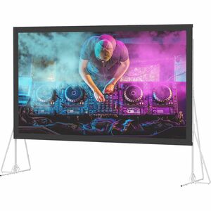 Da-Lite Heavy Duty Fast-Fold Deluxe 189" Projection Screen