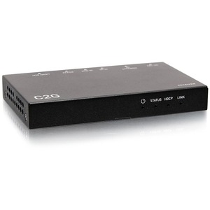 C2G HDMI Ultra-Slim HDBaseT + RS232 And IR over Cat Extender Box Receiver - 4k 60hz