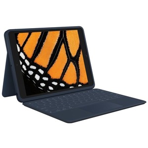 Logitech Rugged Combo 3 Touch Keyboard Case with Trackpad for iPad® (7th, 8th and 9th generation) - Blue (brown box)