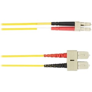 Black Box Colored Fiber OS2 9/125 Singlemode Fiber Optic Patch Cable - LSZH