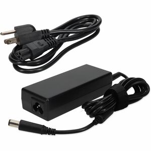 AddOn HP 751889-001 Compatible 65W 19.5V at 3.34A Black 7.4 mm x 5.0 mm Laptop Power Adapter and Cable