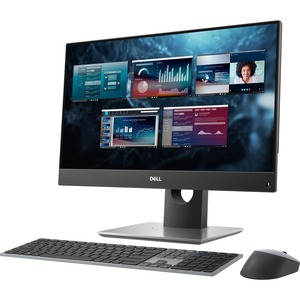 Dell OptiPlex 7000 7490 All-in-One Computer - Intel Core i5 11th Gen i5-11500 - vPro Technology - 8 GB - 256 GB SSD - 23.8" Full HD - Desktop - Black
