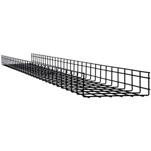 Tripp Lite Wire Mesh Cable Tray - 300 x 100 x 3000 mm (12 in. x 4 in. x 10 ft.), 6 Pack