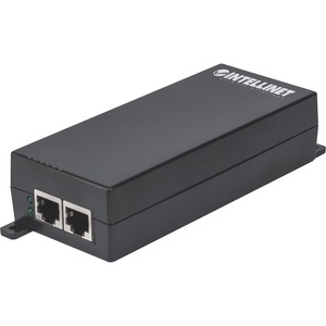 Intellinet Gigabit High-Power PoE+ Injector,1 x 30 W Port, IEEE 802.3at/af Compliant, Plastic Housing (Euro 2-pin plug)