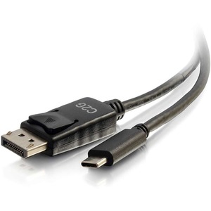 C2G 12ft USB C to DisplayPort Cable - 4K - Black - M/M