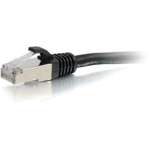C2G 35ft Cat6a Snagless Shielded (STP) Network Patch Cable - Black