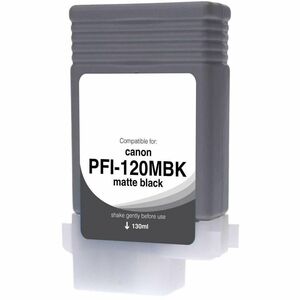 WF Non-OEM New Matte Black Wide Format Ink Cartridge for Canon PFI-120 (2884C001)