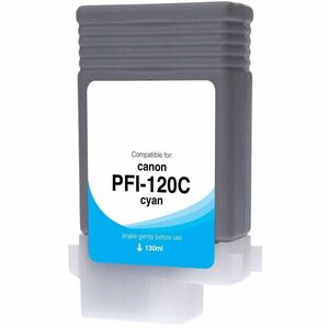 WF Non-OEM New Cyan Wide Format Ink Cartridge for Canon PFI-120 (2886C001)