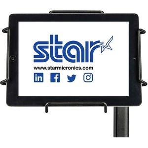 Star Micronics mENCLOSURE Mounting Enclosure for iPad Air 2, iPad Pro (4th Generation), Tablet, Tablet Stand, iPad Pro (3rd Generation) - Black