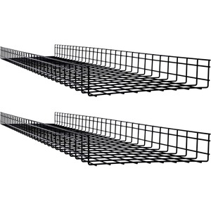 Tripp Lite Wire Mesh Cable Tray - 450 x 100 x 1500 mm (18 in. x 4 in. x 5 ft.) 2-Pack