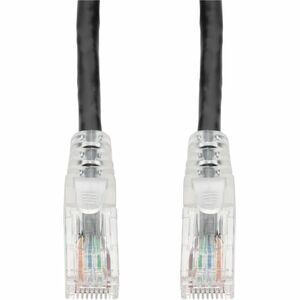 AddOn 5ft Black CAT6A PVC Ethernet Cable Snagless Easy Clear Boot TAA RJ-45 M/M CAT 6A