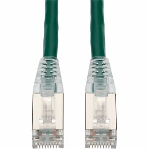 AddOn 75ft Green CAT 6 Shielded PVC Ethernet Cable Snagless Bubble Boot RJ-45 M/M