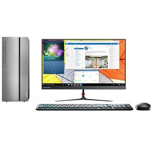 Lenovo-IMSourcing IdeaCentre 510A-15ICK 90LV000JUS Desktop Computer - Intel Core i5 9th Gen i5-9400 Hexa-core (6 Core) 2.90 GHz - 8 GB RAM DDR4 SDRAM - 1 TB HDD - 128 GB M.2 PCI Express NVMe SSD - Tower - Black, Iron Gray