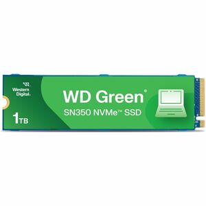 Western Digital Green SN350 WDS100T3G0C 1 TB Solid State Drive - M.2 2280 Internal - PCI Express NVMe (PCI Express NVMe 3.0 x4)