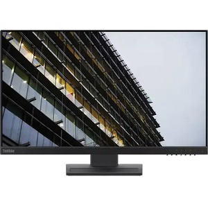 Lenovo ThinkVision E24-28 23.8" Full HD LCD Monitor - 16:9 - Raven Black