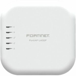 Fortinet FortiAP U432F Tri Band IEEE 802.11 a/b/d/e/g/h/i/j/k/n/r/v/w/ac/ax 9.68 Gbit/s Wireless Access Point - Indoor/Outdoor