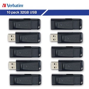 32GB Store 'n' Go® USB Flash Drive - 10pk Business Bulk - Black