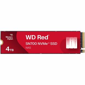 Western Digital Red S700 WDS400T1R0C 4 TB Solid State Drive - M.2 2280 Internal - PCI Express NVMe (PCI Express NVMe 3.0 x4)