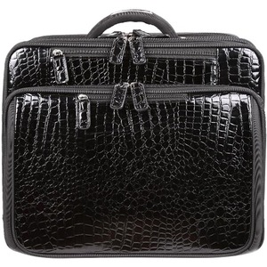 Francine Collection Croco Carrying Case (Roller) for 17" Notebook, Travel Essential