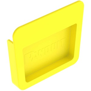 Panduit FiberRunner® End Cap, 4x4, Yellow