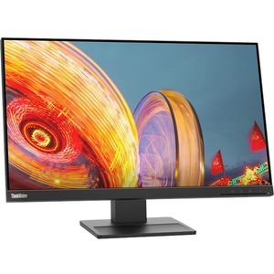 Lenovo ThinkVision E24q-20 23.8" WQHD LCD Monitor - 16:9 - Raven Black