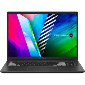 Asus Vivobook Pro 16X M7600 M7600QE-XB99 16" Notebook - WQUXGA - 3840 x 2400 - AMD Ryzen 9 5900HX Octa-core (8 Core) 3.30 GHz - 32 GB Total RAM - 1 TB SSD - Black, Earl Gray