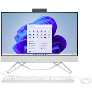 HP 22-dd0110 All-in-One Computer - AMD Athlon Silver 3050U - 4 GB - 21.5" Full HD - Desktop - Snow White