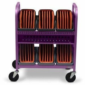 Bretford CUBE Transport Cart with Caddies - TVCT30CAD