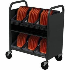 Bretford CUBE Transport Cart with Caddies - TVCT30CAD