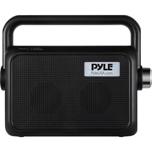 Pyle Portable Bluetooth Speaker System - 6 W RMS - Black