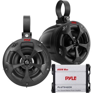 Pyle PLUTV42CH Speaker System - 90 W RMS - Black