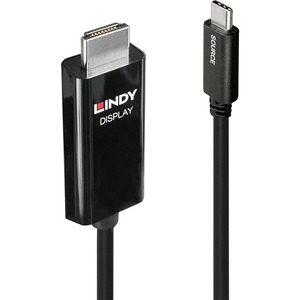 LINDY USB Type C to HDMI 4K60 Adapter Cable, 1m