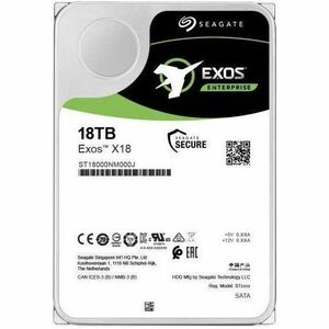 Seagate Exos X18 ST18000NM007J 18 TB Hard Drive - Internal - SAS (12Gb/s SAS) - Conventional Magnetic Recording (CMR) Method - TAA Compliant