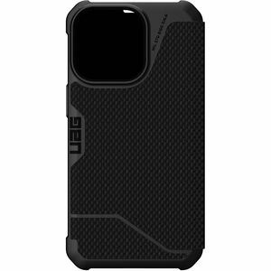 Urban Armor Gear Metropolis Rugged Carrying Case (Folio) Apple iPhone 13 Pro Smartphone - Kevlar Black