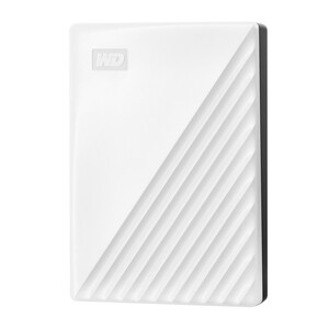 WD My Passport WDBPKJ0050BWT-WESN 5 TB Portable Hard Drive - External - White