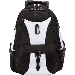 SwissGear ScanSmart 1900204418 Carrying Case (Backpack) for 17" Notebook - Black/White