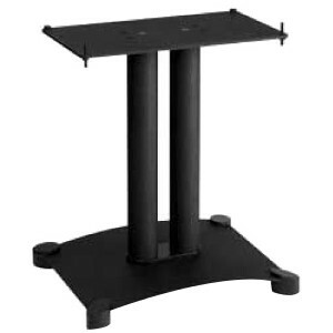 Sanus Steel Series Center Channel Speaker Stand - 18in Height - Steel - Black