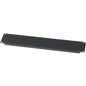 Sanus Component Series 2RU AV Rack Blank Panel - Flanged Blank Panel - Black