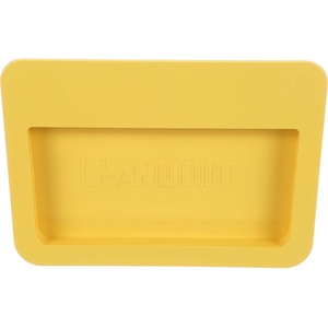 Panduit FiberRunner® End Cap, 6x4, Yellow