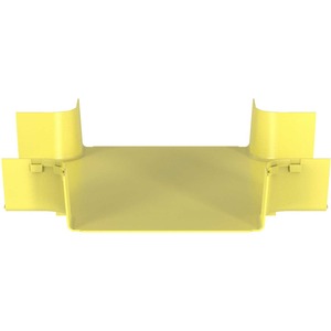 Panduit FiberRunner® 4-Way Cross Fitting, 12x4, Yellow