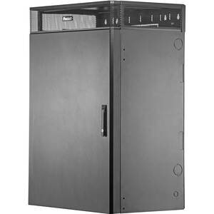 Panduit TrueEdge Vertical Wall Mount Enclosure, 9RU, Black