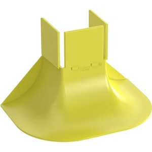 Panduit FiberRunner® Bend Radius Control Trumpet, 2x2, Yellow