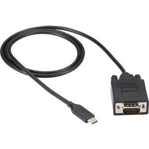 Black Box USB-C to VGA Adapter Cable, 1080p HD, 3ft