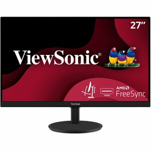 ViewSonic VA2447-MHJ 24 Inch Full HD 1080p Monitor with Advanced Ergonomics, Ultra-Thin Bezel, AMD FreeSync, 75Hz, Eye Care, and HDMI, VGA Inputs for Home and Office