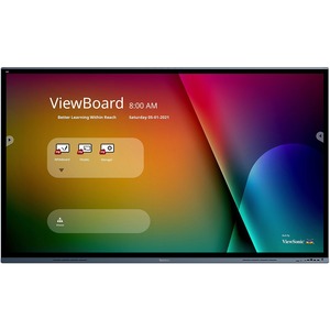 ViewSonic ViewBoard IFP8662 - 4K UHD Interactive Display with Integrated Software, 65W USB C, RJ45 - 350 cd/m2 - 86"