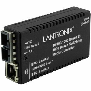 Lantronix M/GE-PSW-SX-01 Transceiver/Media Converter